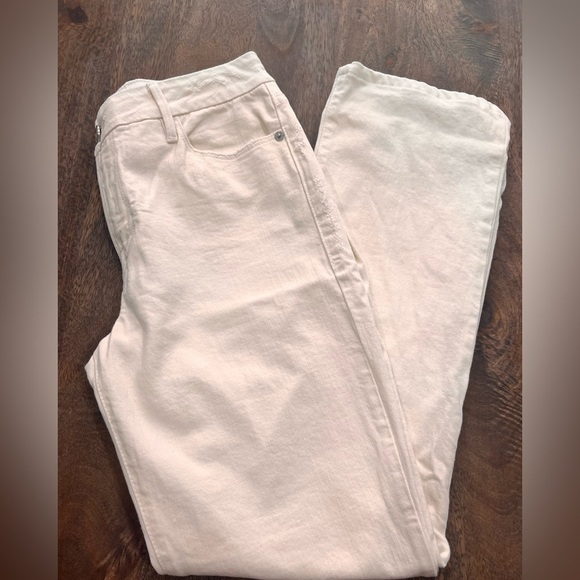 Frame Ivory Jeans Size 28 Le Mini Boot - Picture 3 of 7